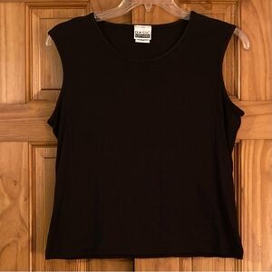 NWOT Vintage Basic Editions Sleeveless Top Size L